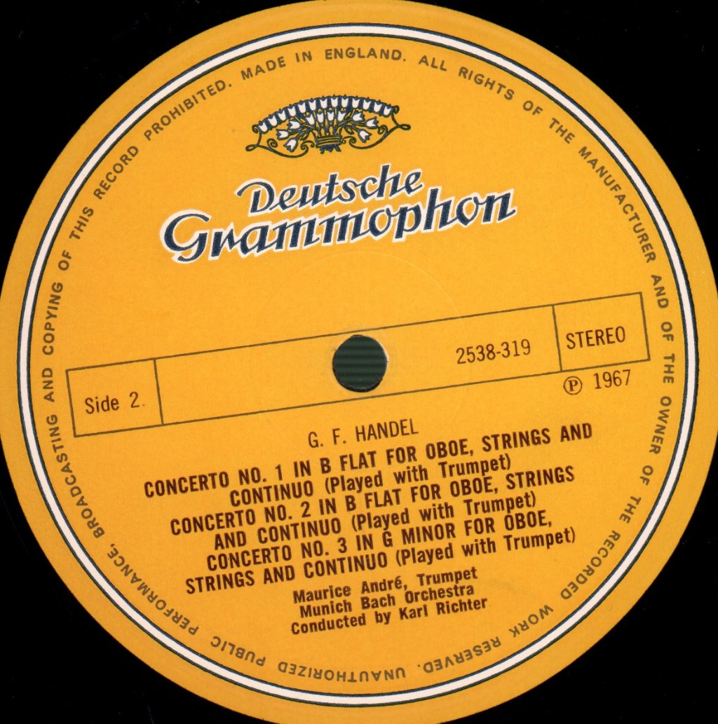 Maurice Andre - Trumpet Concertos - Lp