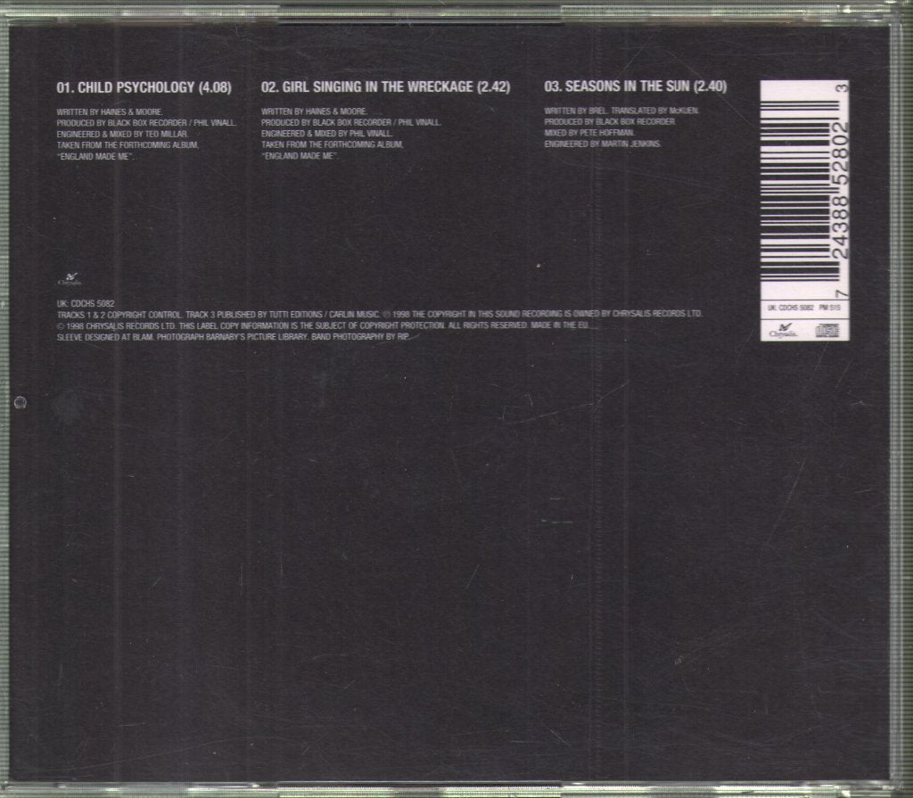 Black Box Recorder - Child Psychology - Cd