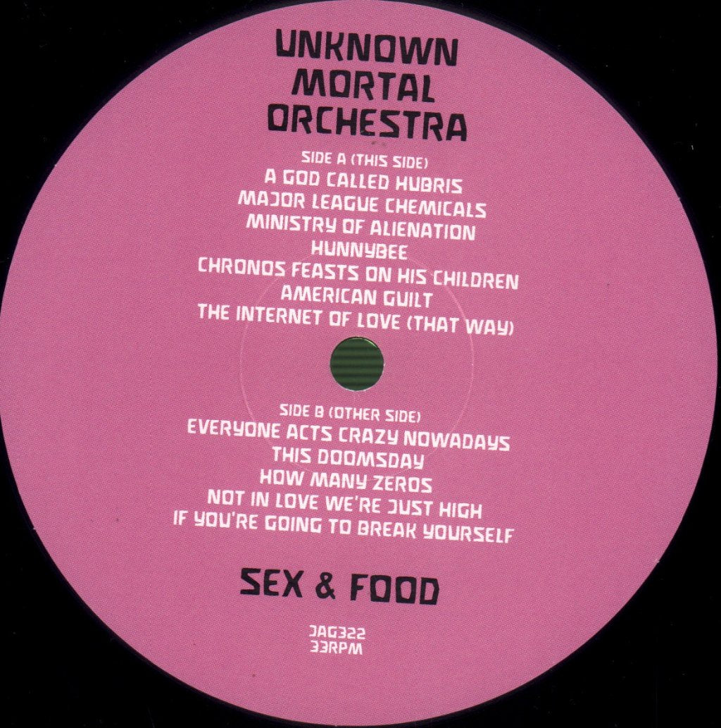 Unknown Mortal Orchestra - Sex & Food - Lp