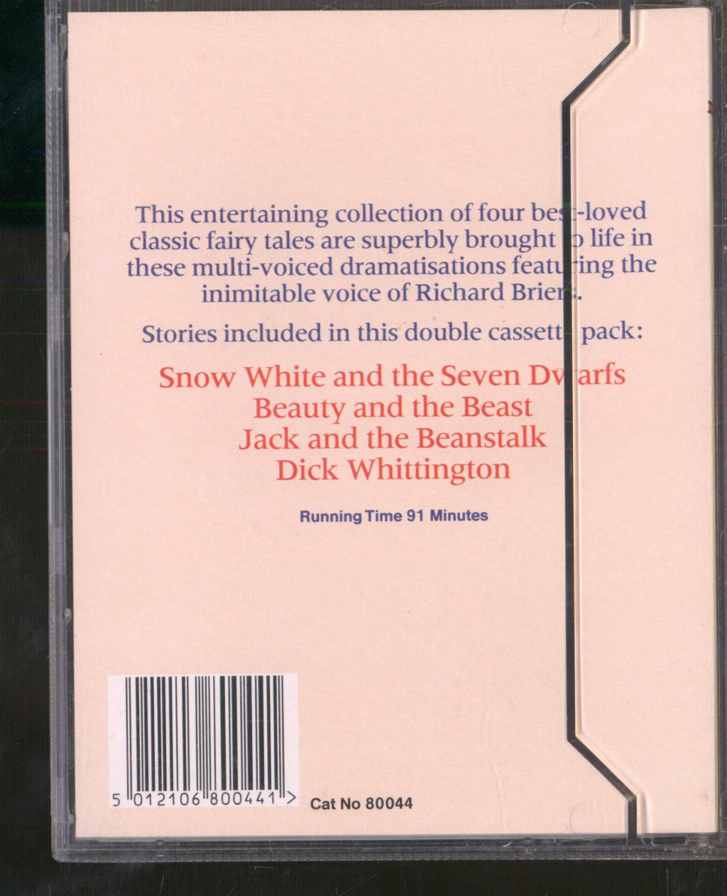 Richard Briers - Snow White and the Seven Dwarfs and Other Stories - Double Cassette