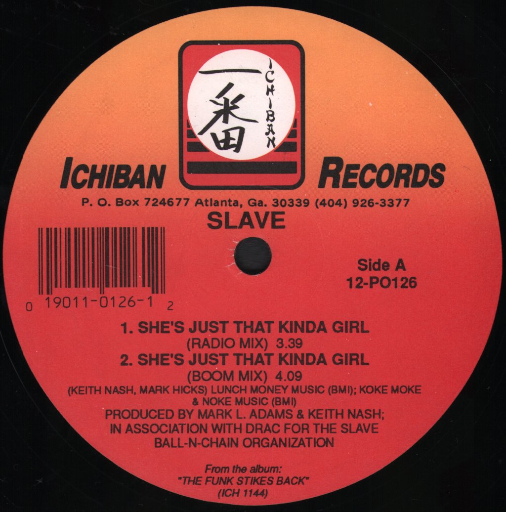 Slave - She's Just That Kinda Girl - 12 Inch