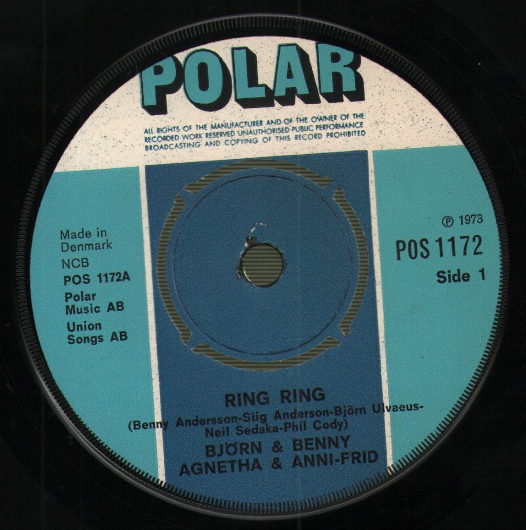 Björn & Benny, Agnetha & Anni-Frid - Ring Ring - 7 Inch