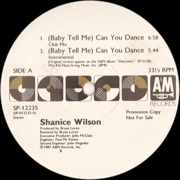 Shanice Wilson - Baby Tell Me Can You Dance - 12 Inch