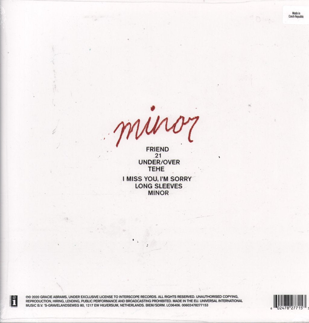 Gracie Abrams - Minor 5-Year Anniversary - Lp