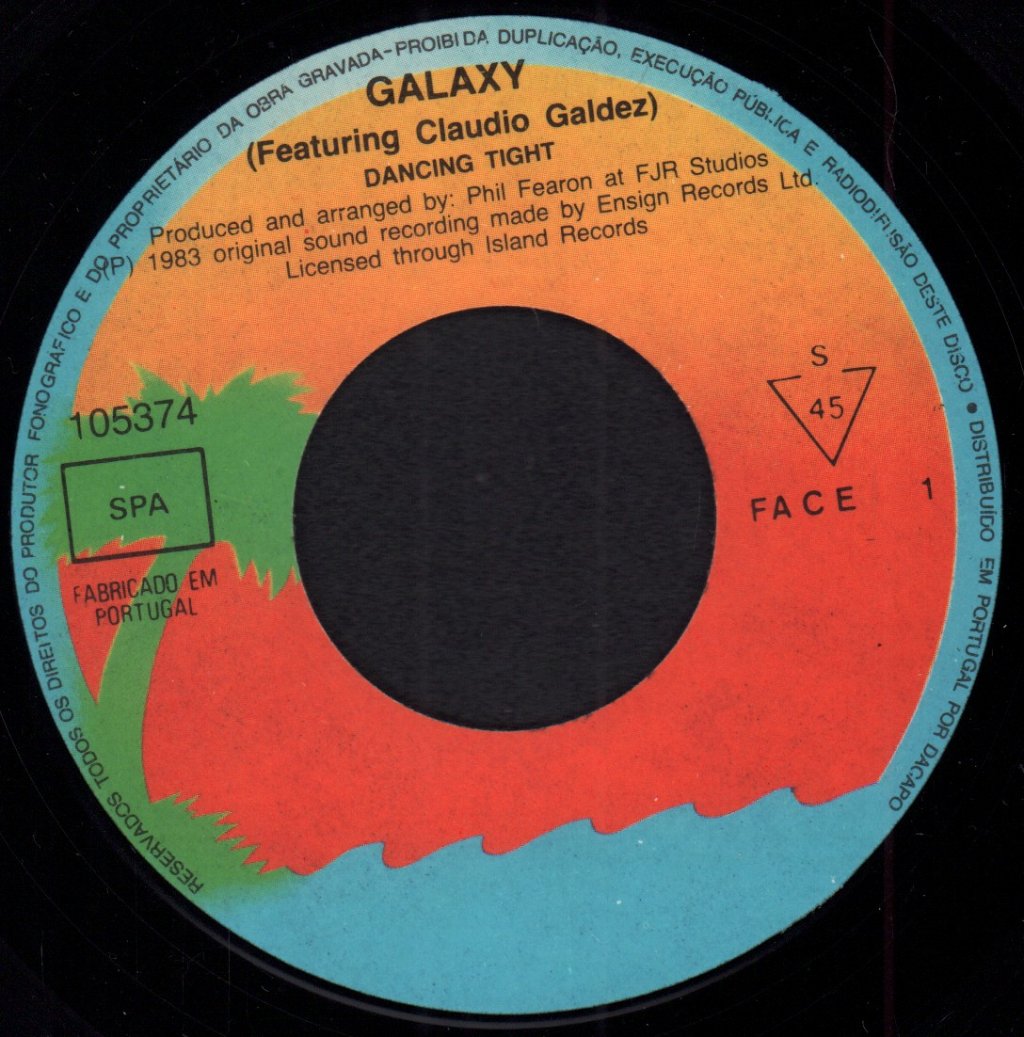 galaxy featuring claudio galdez - Dancing Tight - 7 Inch