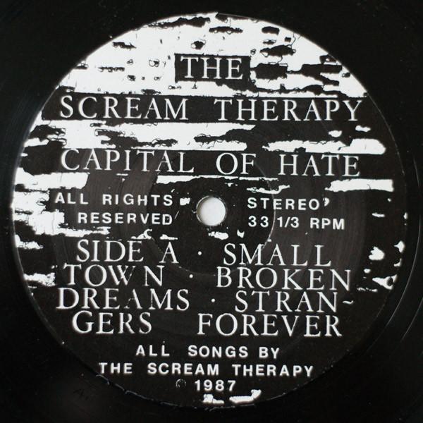 Scream Therapy - Capital Of Hate - Lp