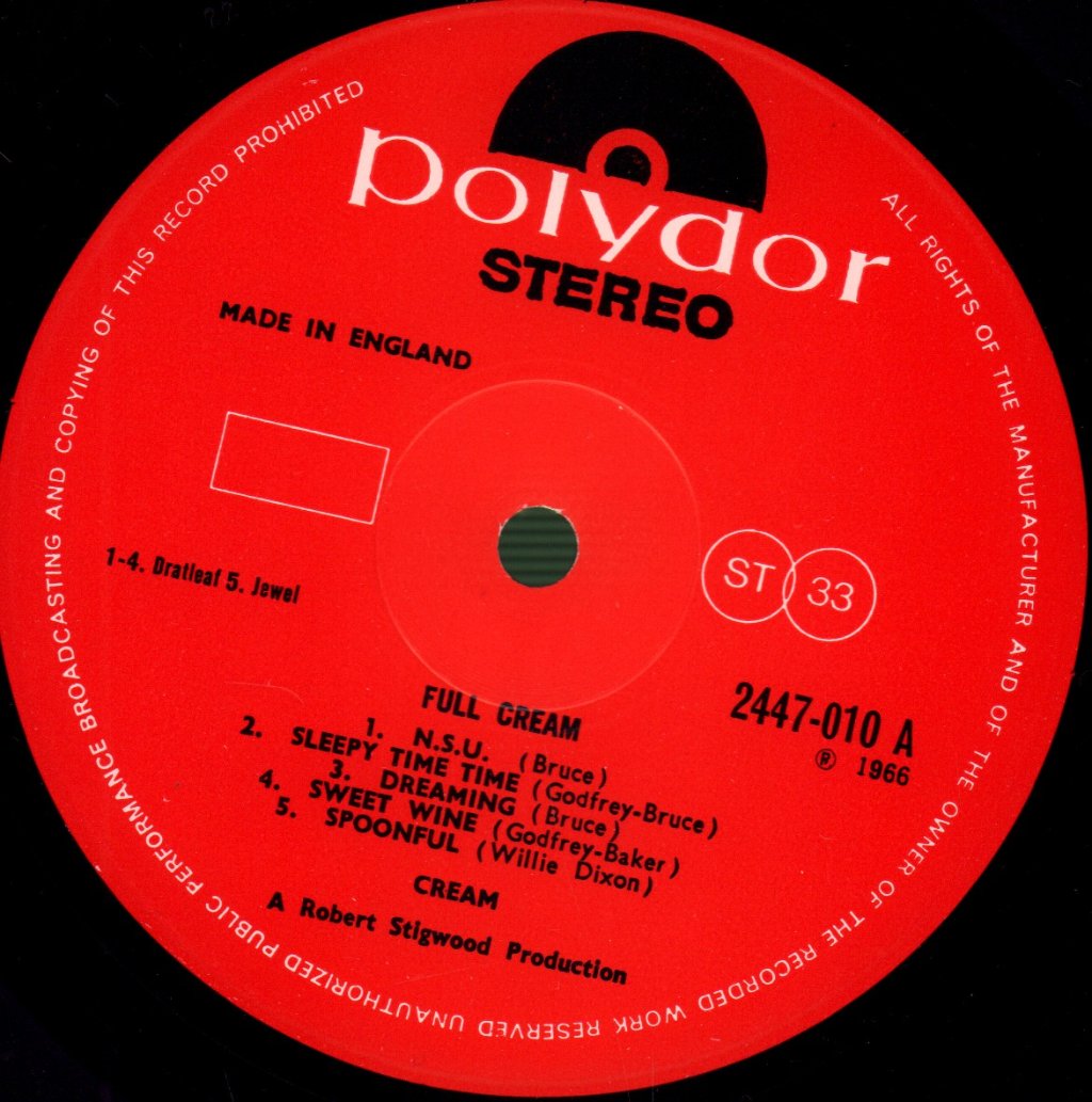 Cream - Full Cream - Lp