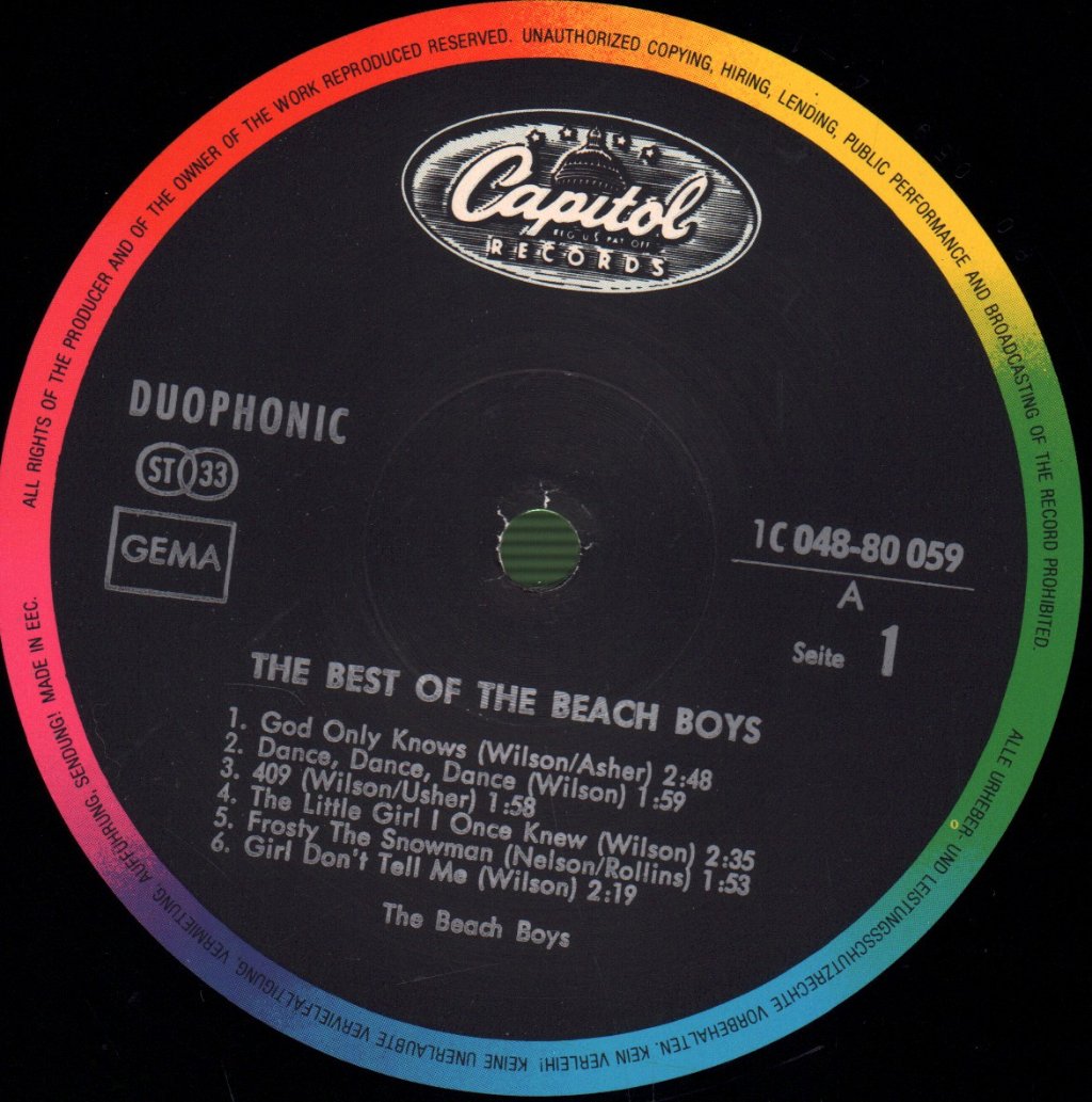 Beach Boys - Best Of The Beach Boys - Lp