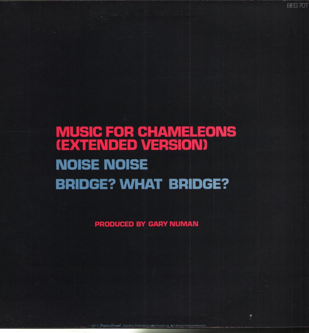 Gary Numan - Music For Chameleons - 12 Inch