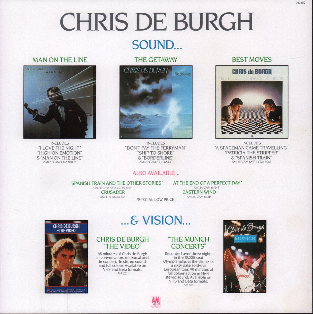 Chris De Burgh - Into The Light - Lp