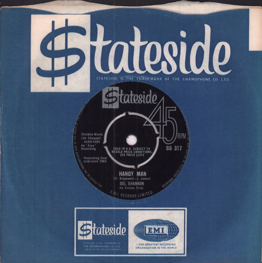 Del Shannon - Handy Man - 7 Inch