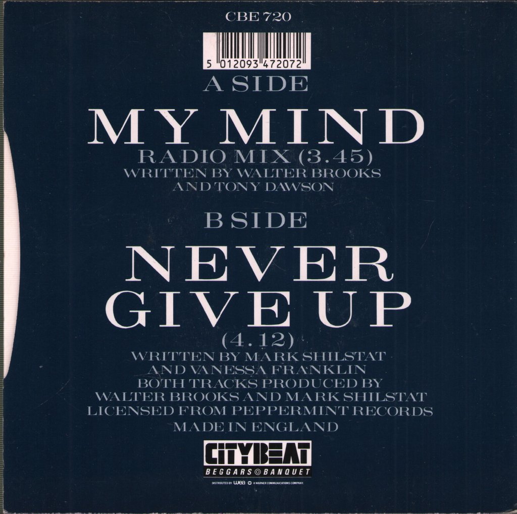 Vanessa Franklin - My Mind - 7 Inch