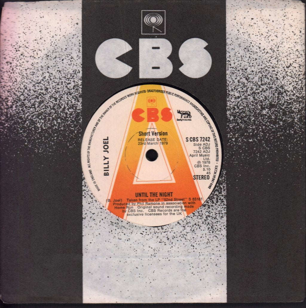 Billy Joel - Until The Night - 7 Inch