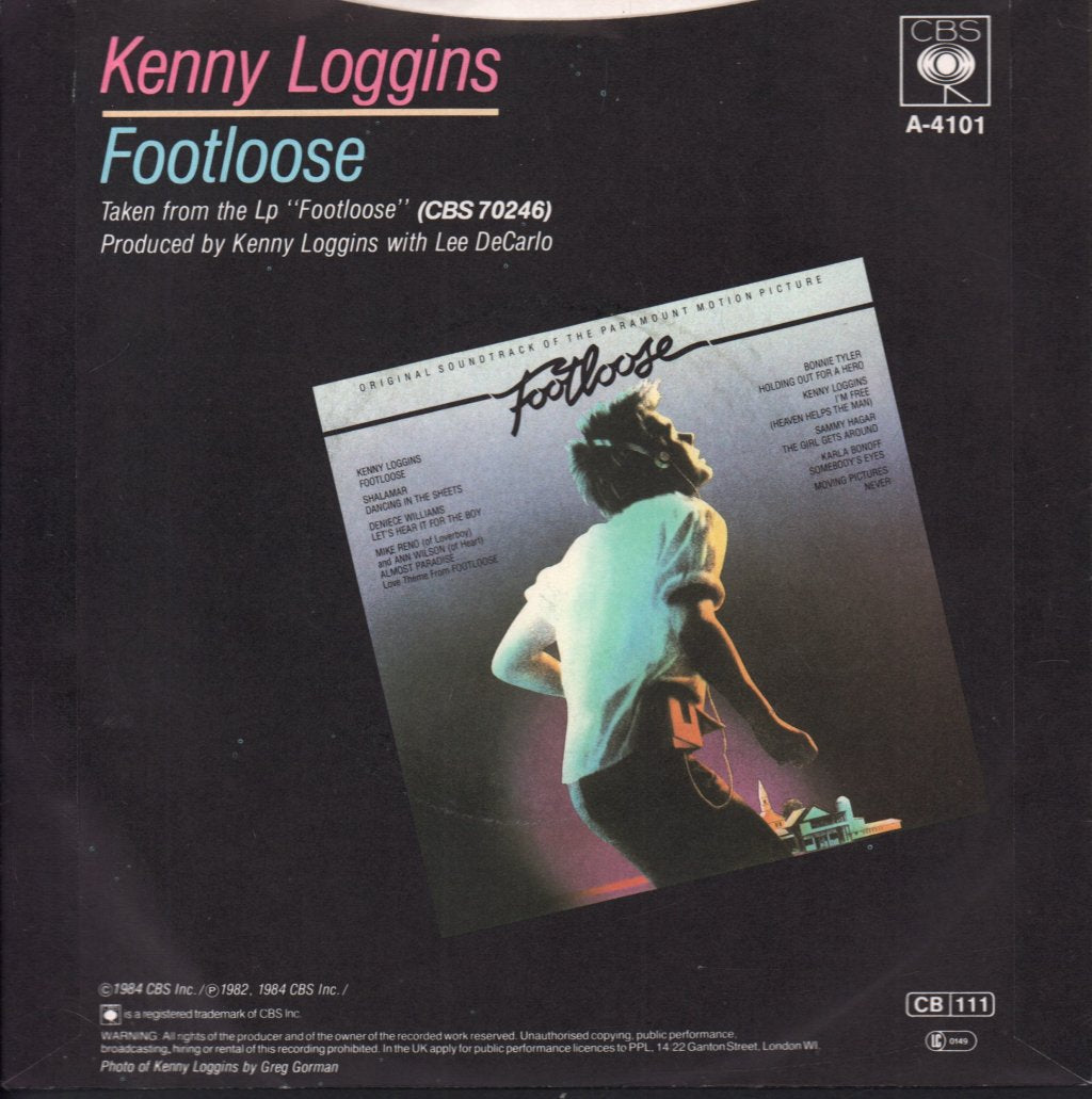 Kenny Loggins - Footloose - 7 Inch