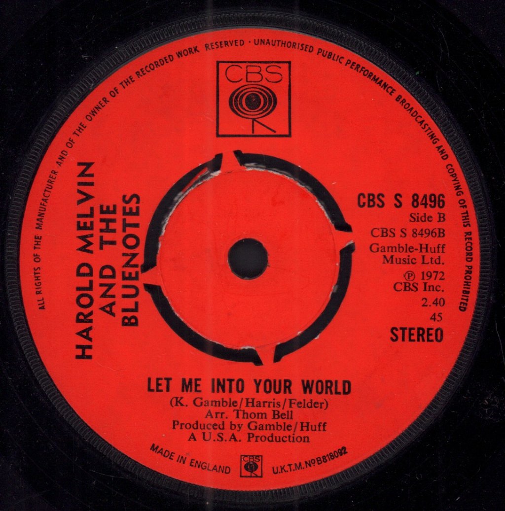 Harold Melvin And The Blue Notes - If You Don't Know Me By Now - 7 Inch