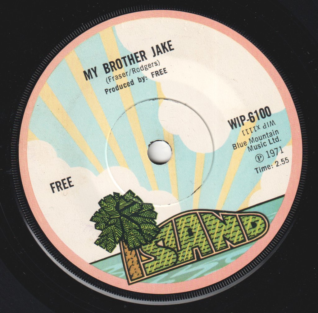 Free (Blues/Rock Group) - My Brother Jake - 7 Inch