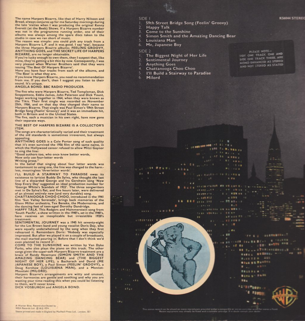 Harpers Bizarre - Best Of - Lp
