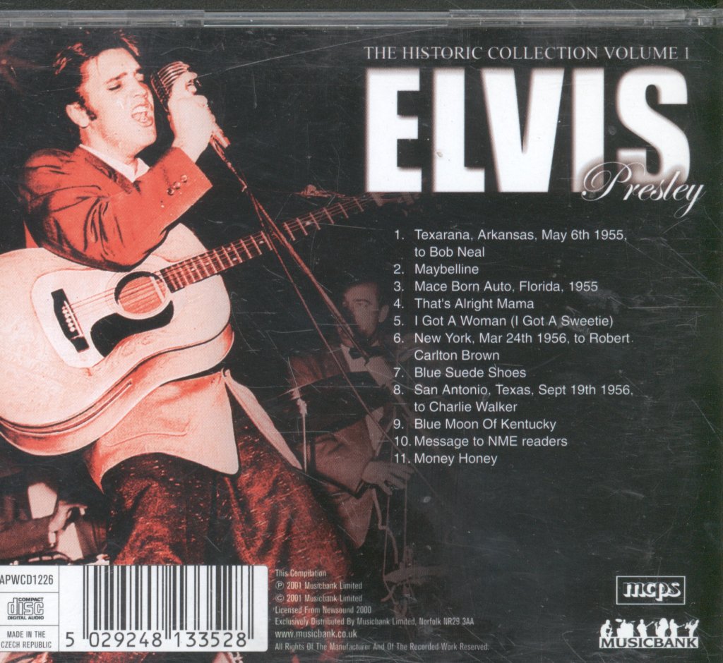 Elvis Presley - Historic Collection Volume 1 - Cd