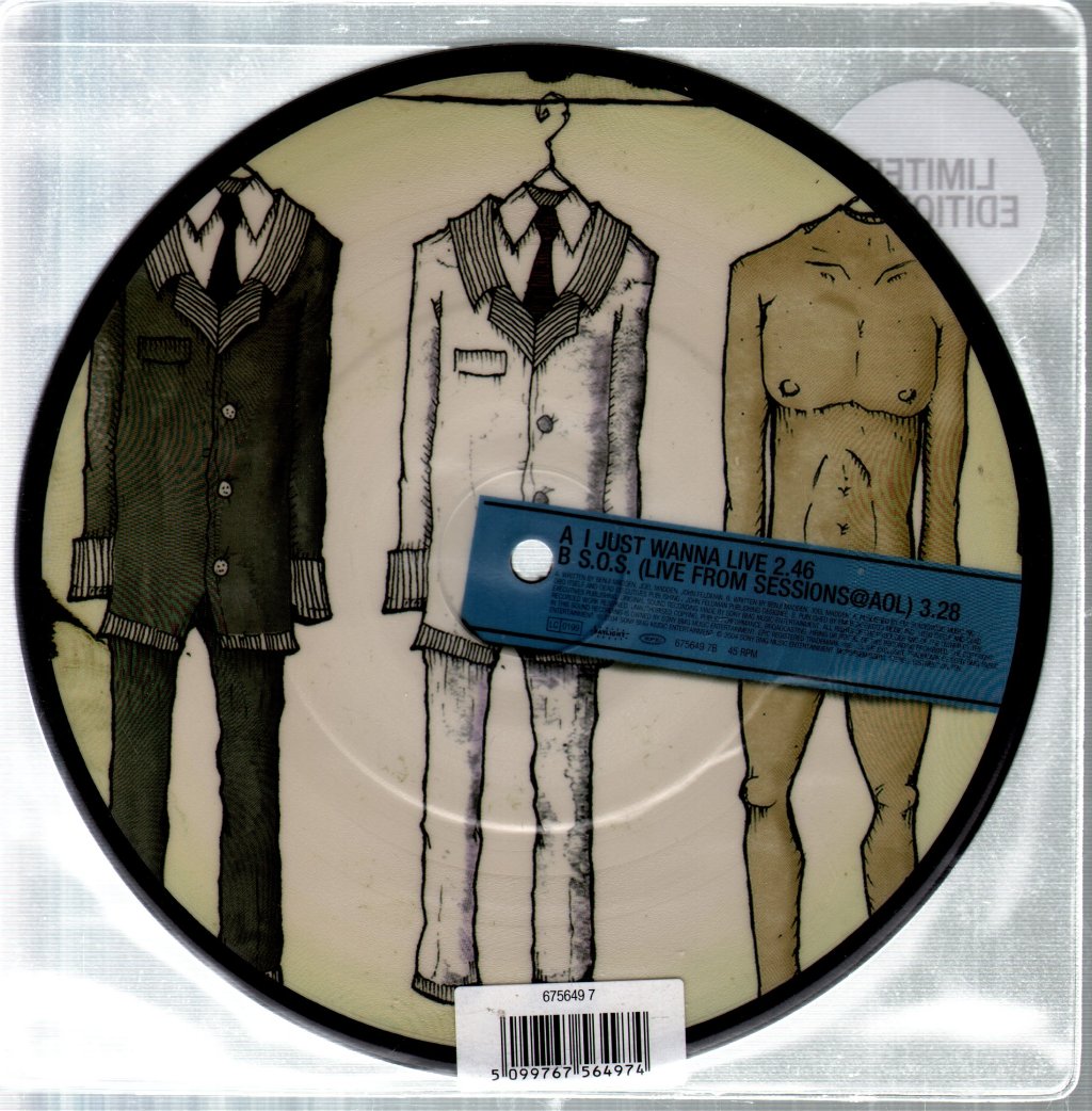 Good Charlotte - I Just Wanna Live - 7 Inch
