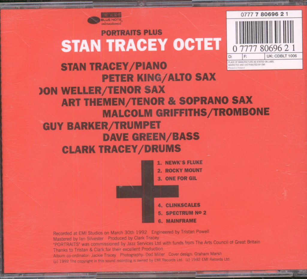 Stan Tracey Octet - Portraits Plus - Cd