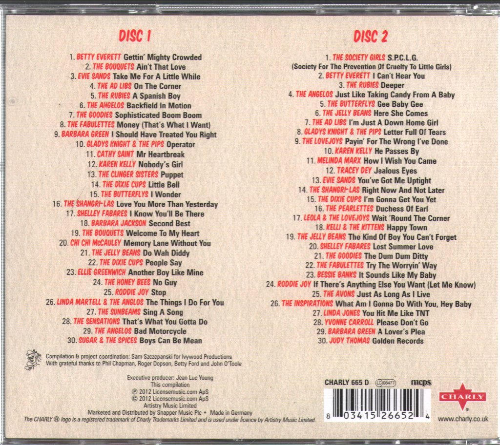 Various Artists - ...Boys Can Be Mean Fabulous Femme Pop Gems - Double Cd