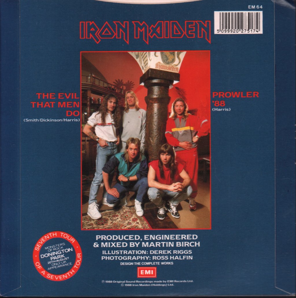 Iron Maiden - Evil That Men Do - 7 Inch
