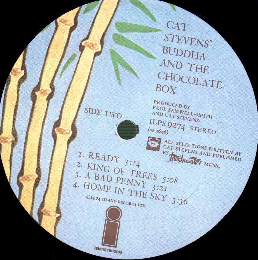 Cat Stevens - Buddha And The Chocolate Box - Lp