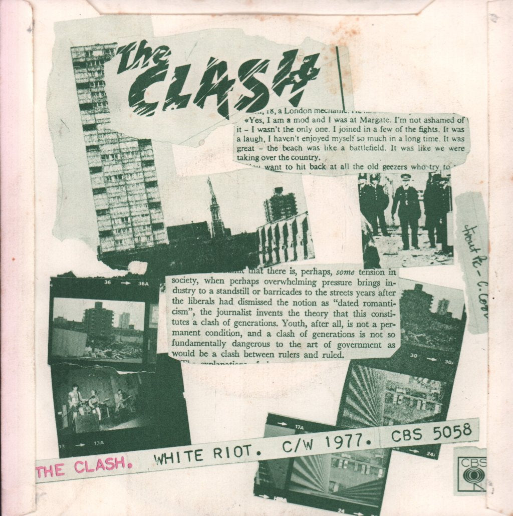 Clash - White Riot - 7 Inch