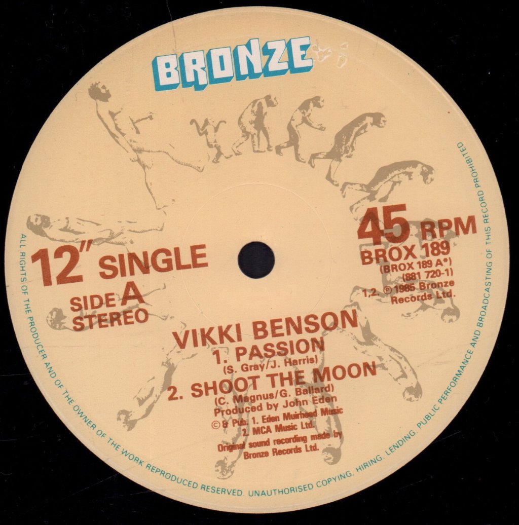 Vikki Benson - Passion - 12 Inch