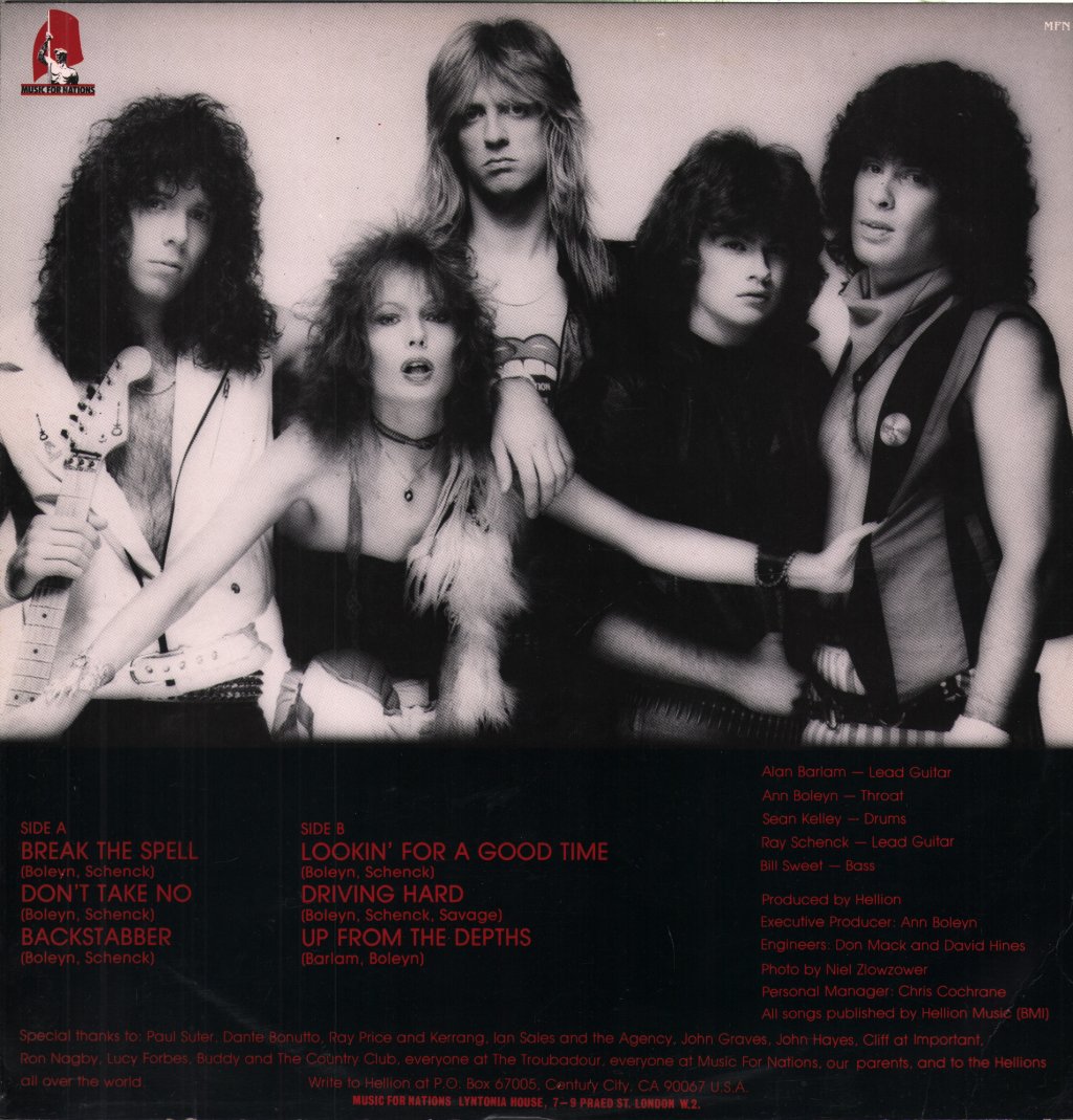 Hellion (Female Fronted Metal Group) - Hellion - Lp