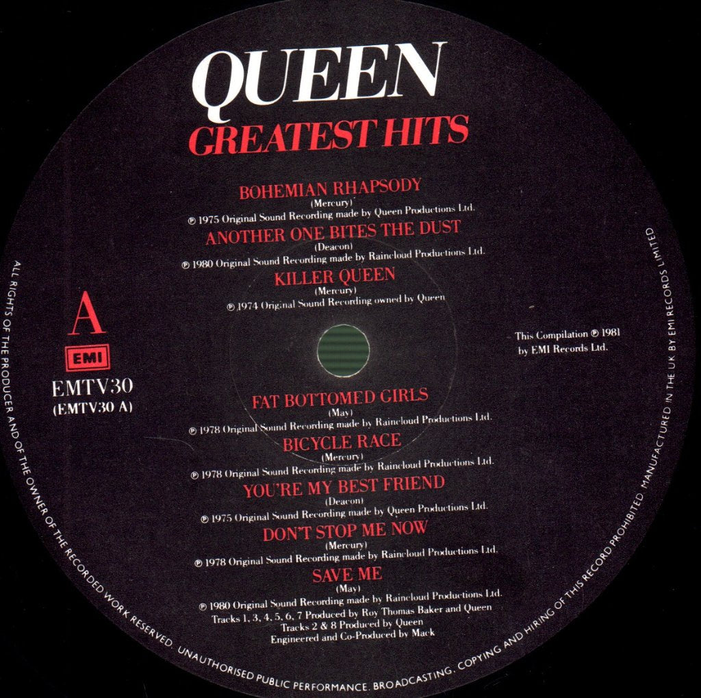 Queen - Greatest Hits - Lp