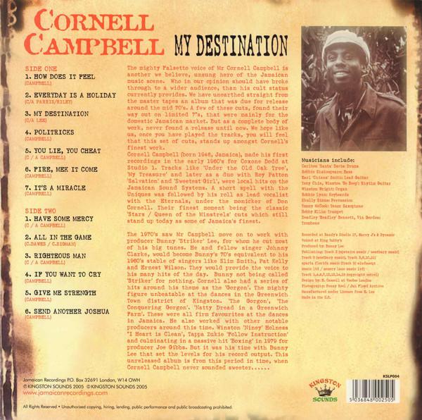 Cornell Campbell - My Destination - Lp