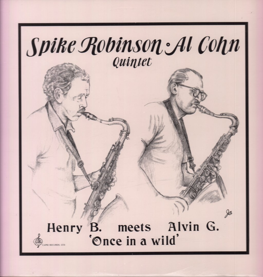 Spike Robinson and Al Cohn Quintet - Henry B. Meets Alvin G.  "Once In A Wild" - Lp