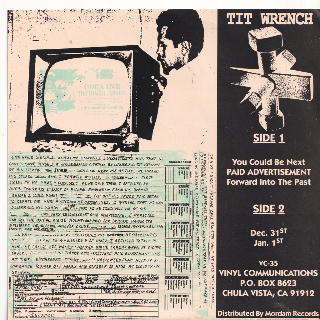 Tit Wrench - Temporarily Committed For Life - 7 Inch