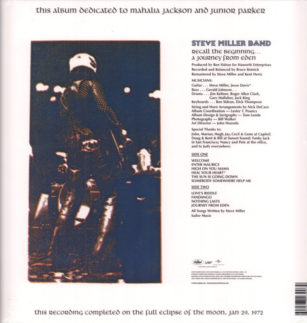 Steve Miller Band - Recall The Beginning... A Journey From Eden - Lp