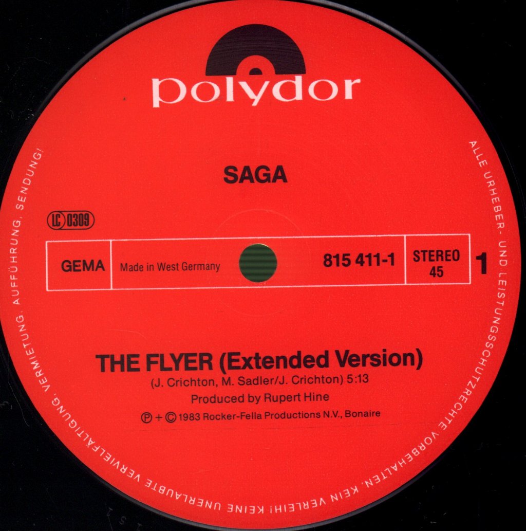 Saga - Flyer (Extended Version) - 12 Inch