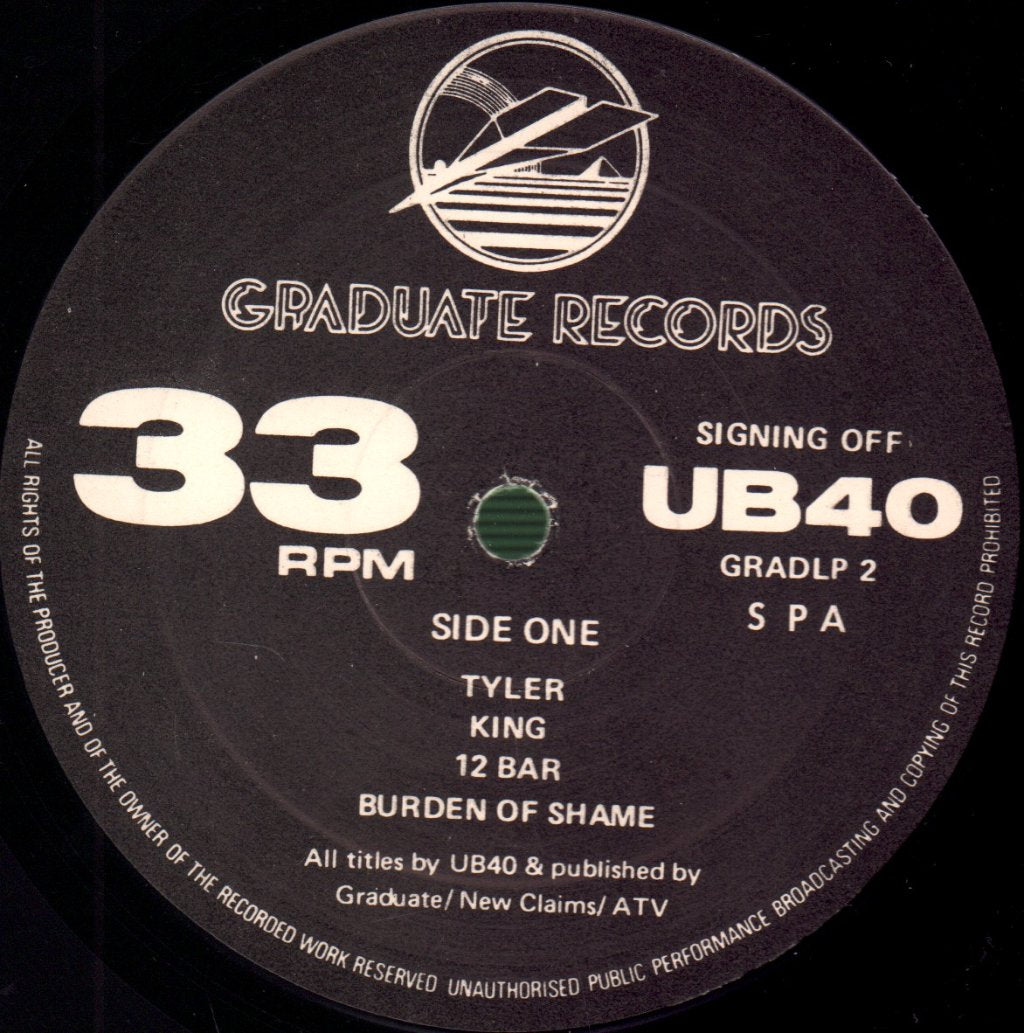 UB40 - Signing Off - Double Lp