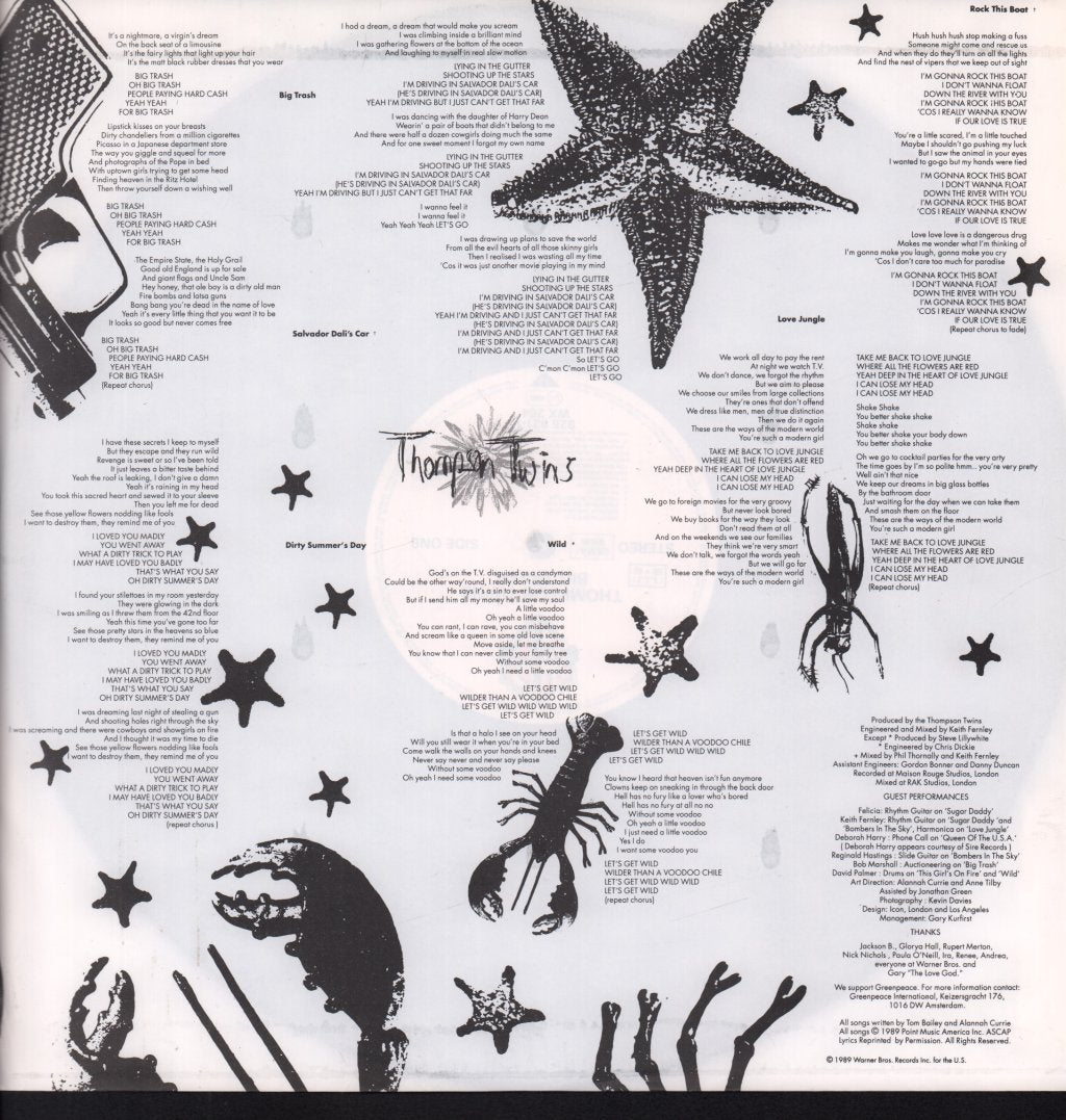 Thompson Twins - Big Trash - Lp
