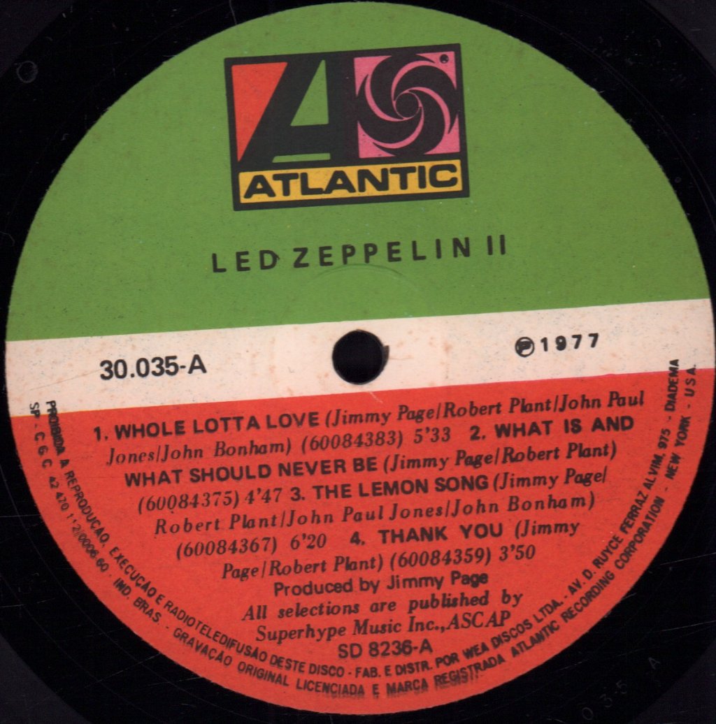 Led Zeppelin - Led Zeppelin II - Lp
