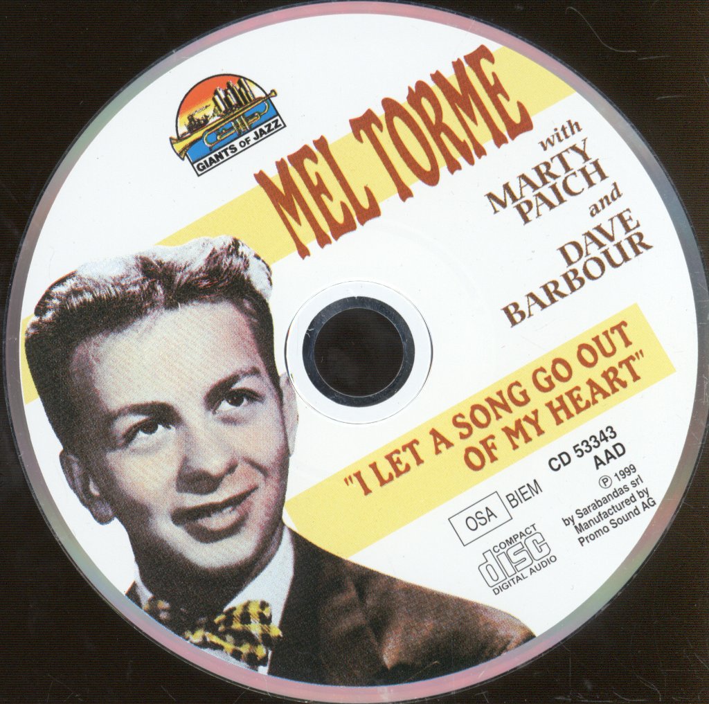 Mel Torme - I Let A Song Go Out Of My Heart - Cd