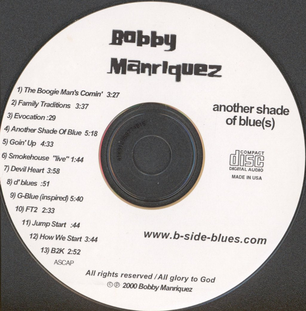 Bobby Manriquez - Another Shade Of Blue(s) - Cdr