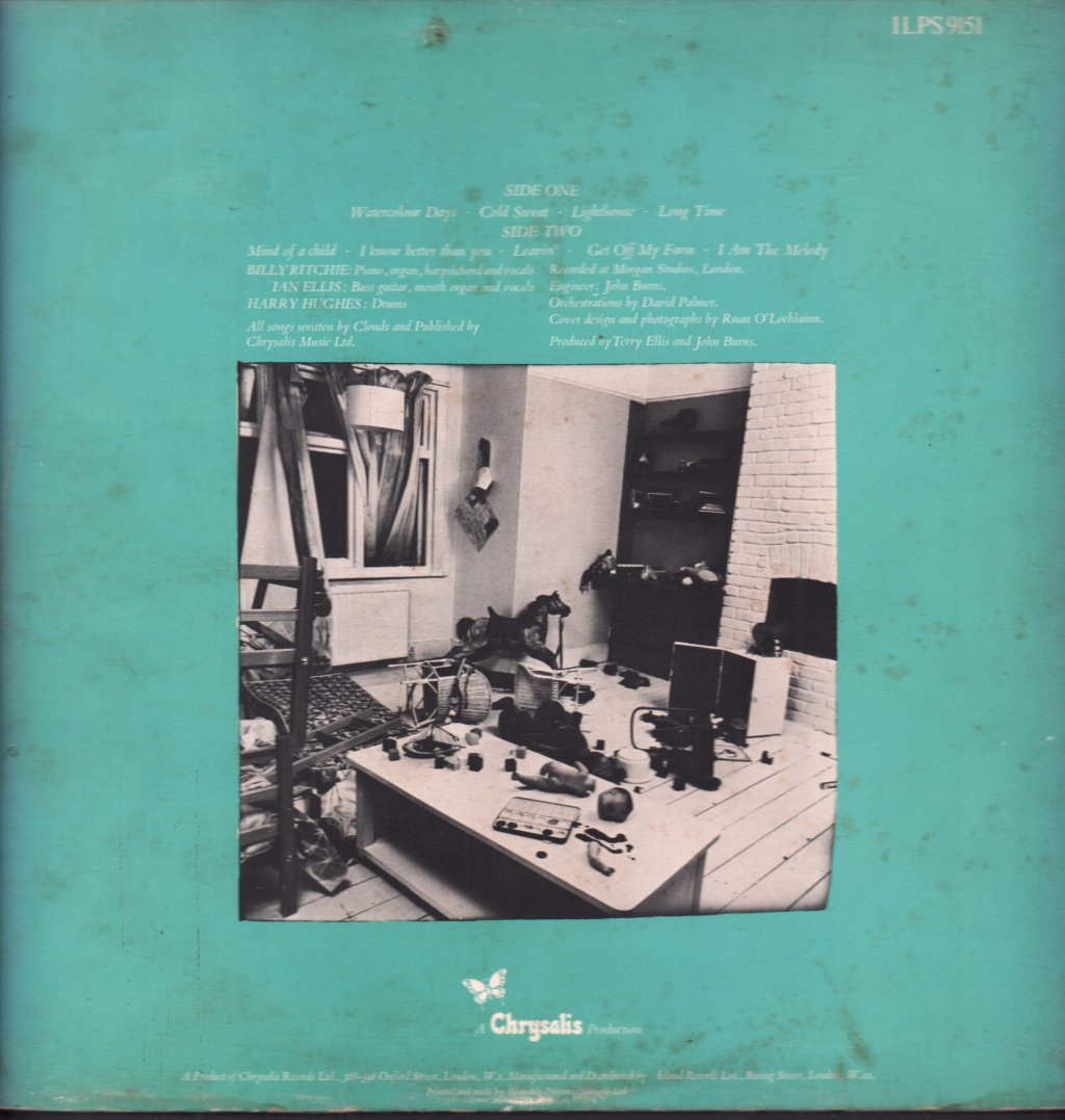 Clouds (Rock/Prog Group) - Watercolour Days - Lp