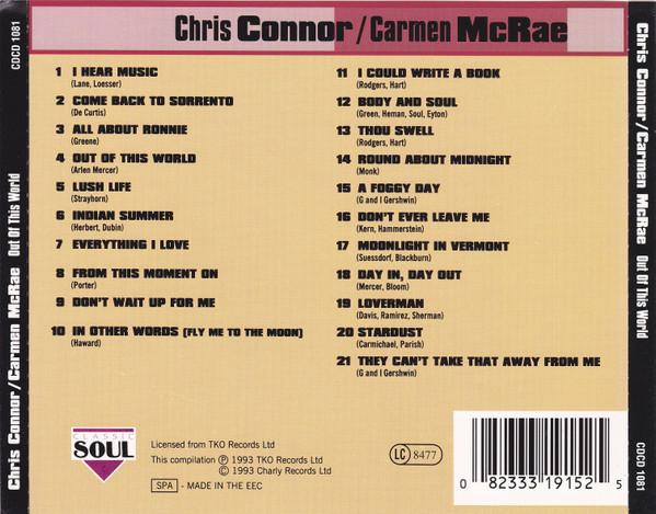 Chris Connor and Carmen McRae - Out Of This World - Cd