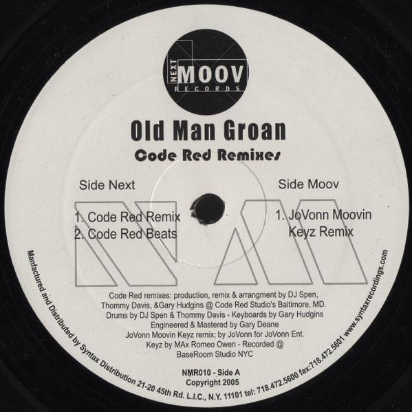 Jovonn - Old Man Groan (Code Red Remixes) - 12 Inch