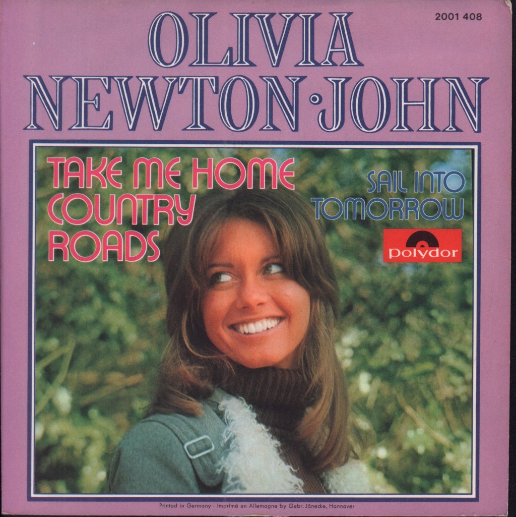 Olivia Newton John - Take Me Home Country Roads - 7 Inch