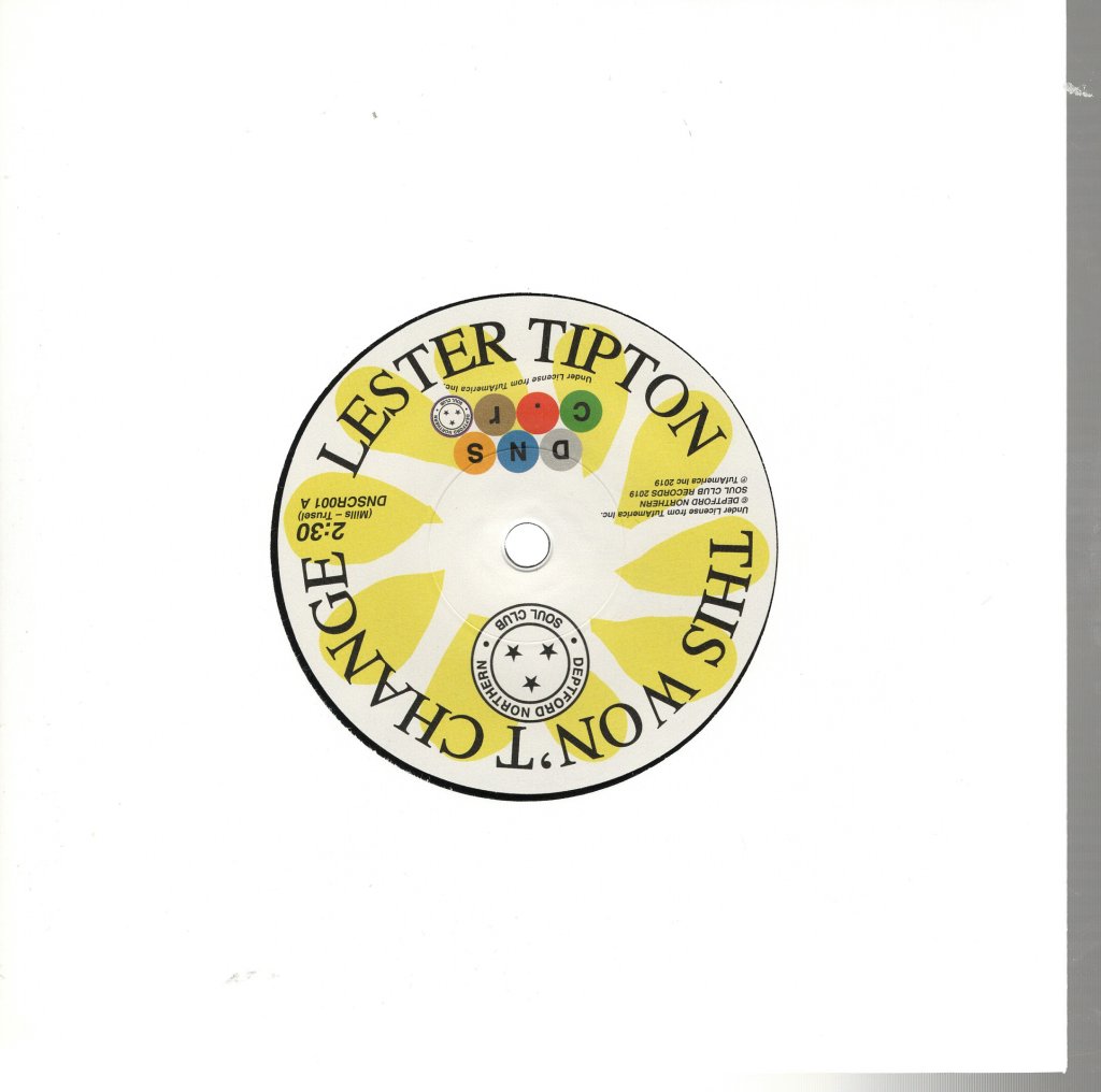 Lester Tipton - This Won't Change - 7 Inch