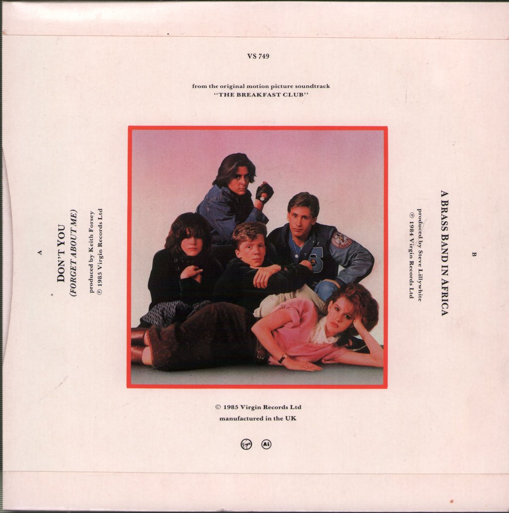 Simple Minds - Don't You Forget About Me - 7 Inch