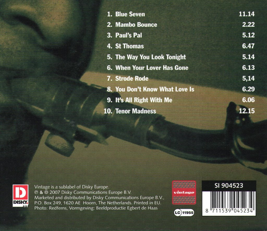 Sonny Rollins - Bouncin' His Best Tunes - Cd