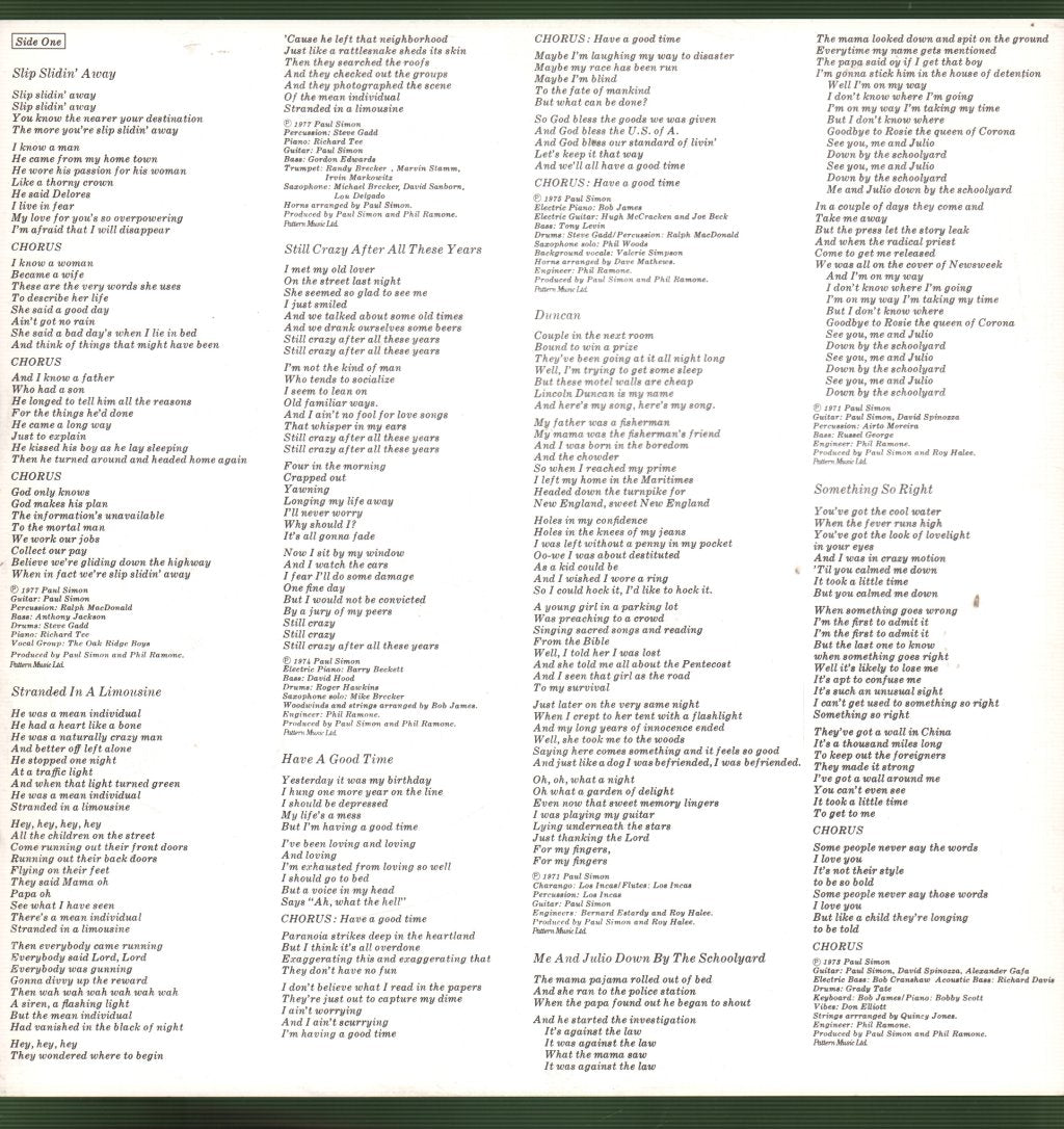Paul Simon - Greatest Hits, Etc. - Lp