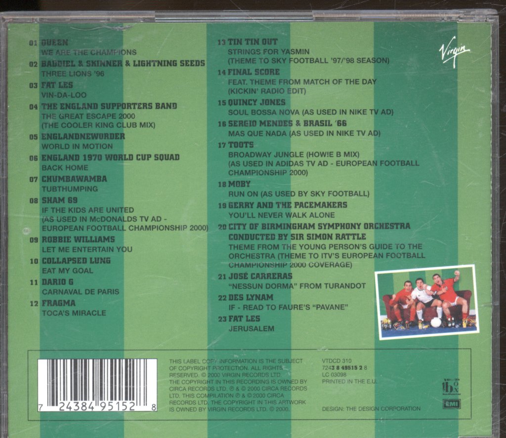 Various Artists - Best Unofficial Footie Anthems... Ever! - Cd